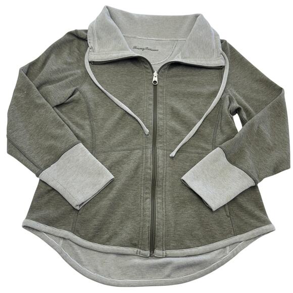 Tommy Bahama Jacket Womens Medium Full Zip Funnel Neck Pullover Outdoor Layer - Picture 1 of 8